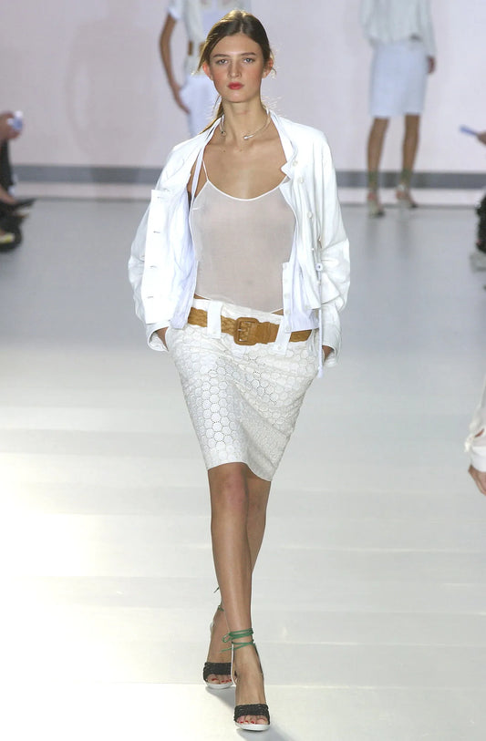 Chloé by Phoebe Philo SS2004 Eyelet Skirt