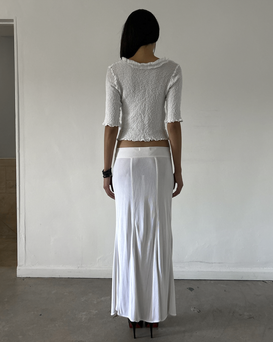 Celine Sheer Maxi Skirt
