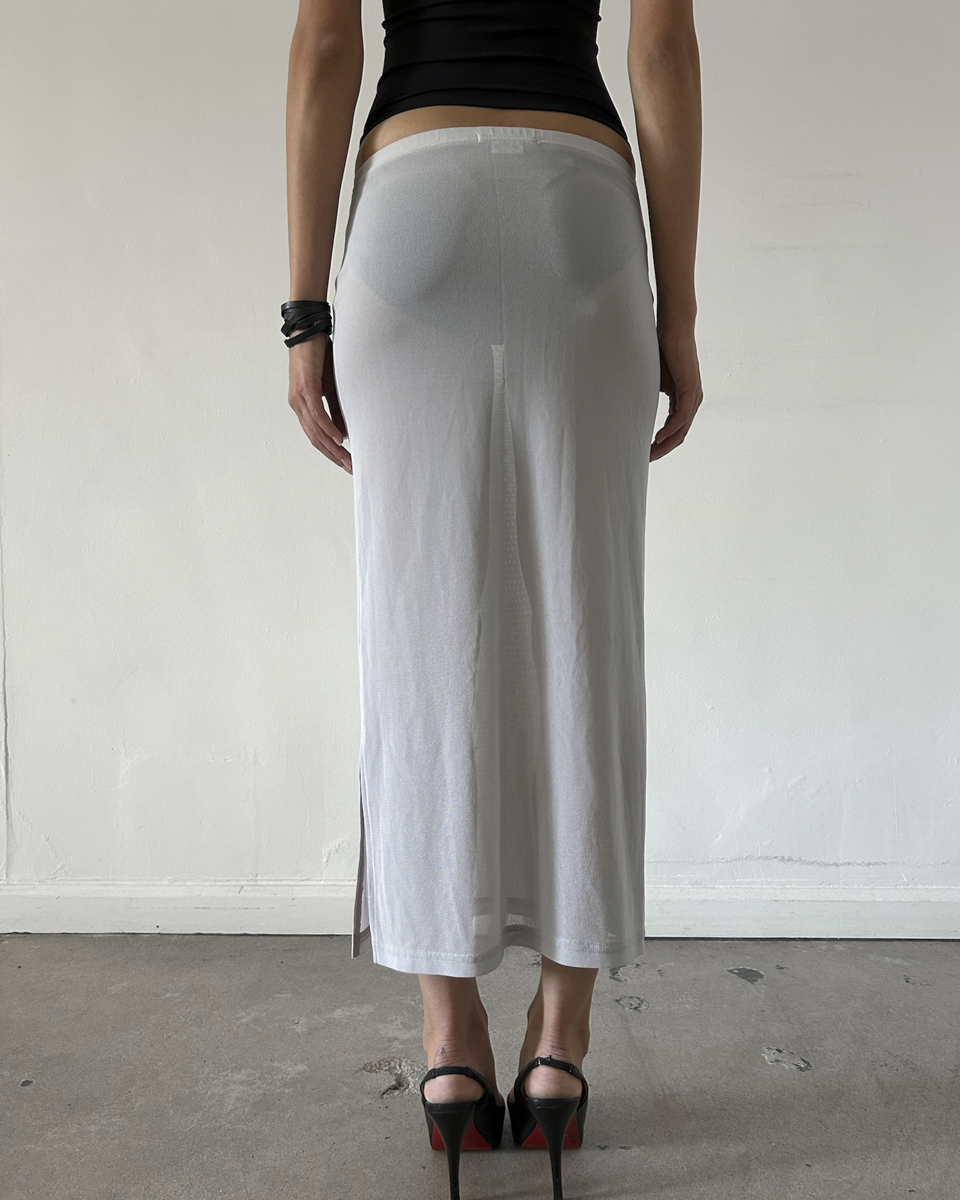 Issey Miyake Pleats Please (2007) Sheer Skirt