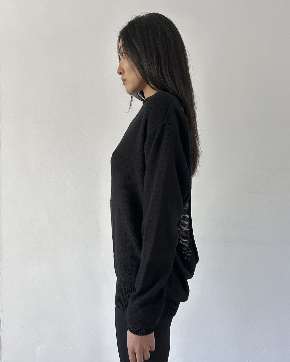 Y’s Yohji Yamamoto FW2007 Open Back Sweater
