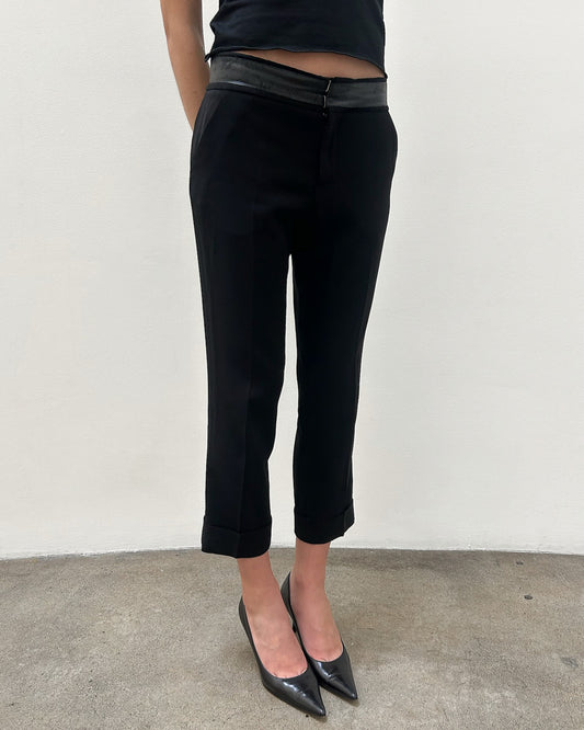 Balenciaga by Nicolas Ghesquière 2006 Leather Capris