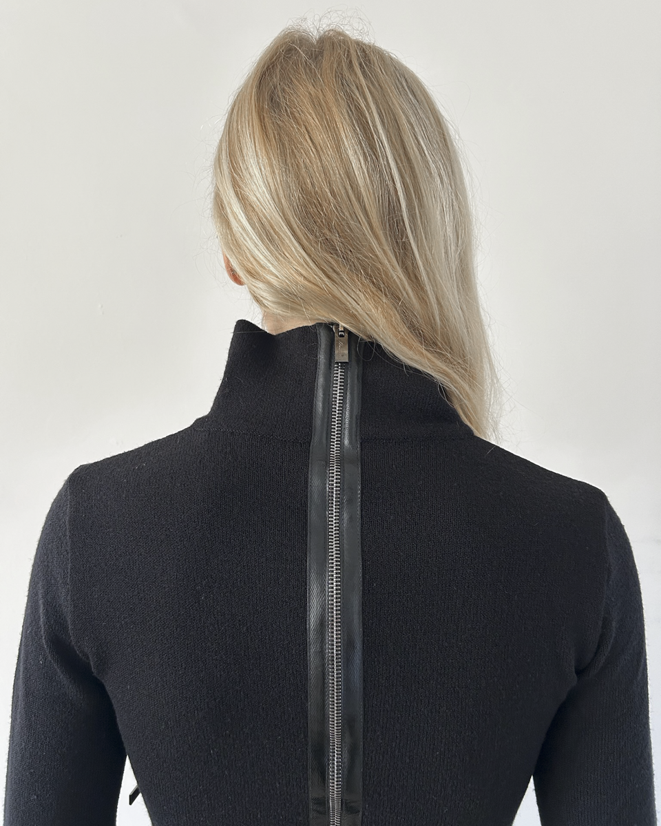 Blumarine Wool Zipper Sweater