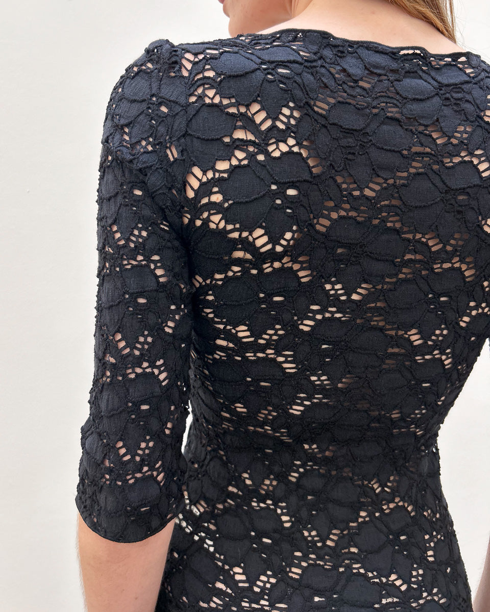 Emporio Armani Floral Lace Top