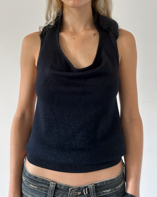 Miss Sixty Open-Back Halter Top