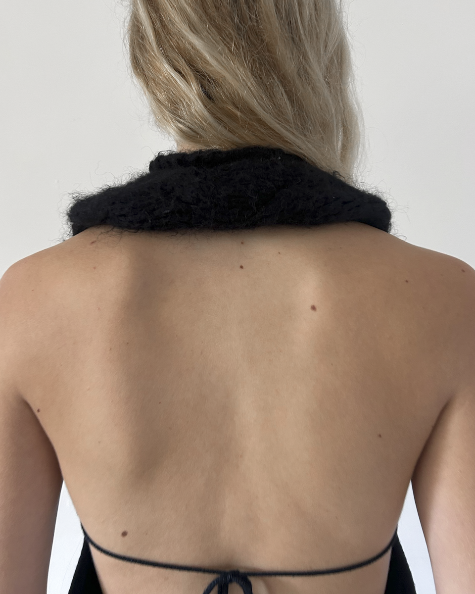 Miss Sixty Open-Back Halter Top