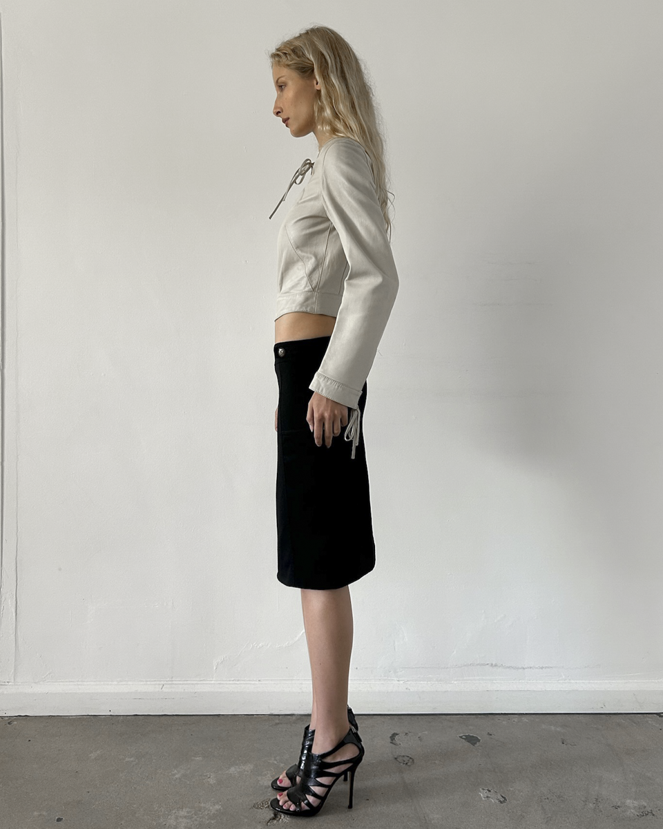 Gucci Midi Skirt with Side Ties