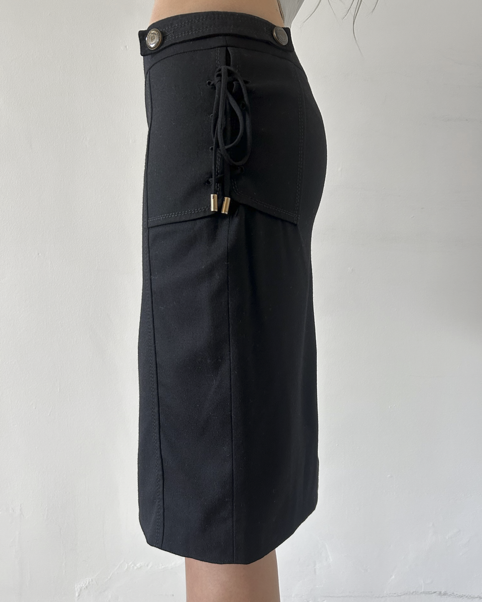 Gucci Midi Skirt with Side Ties