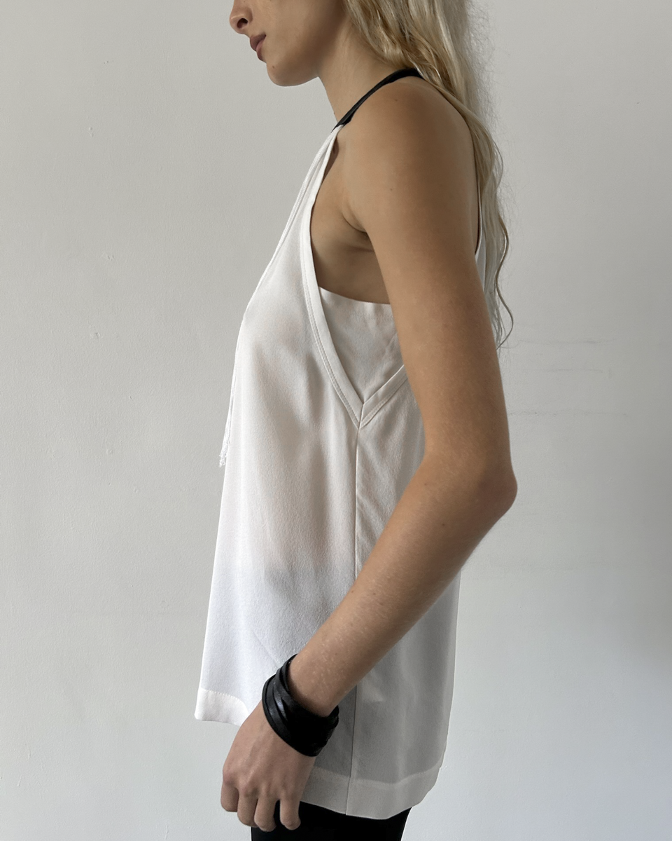 Yigal Azrouel Fringe Silk Blouse