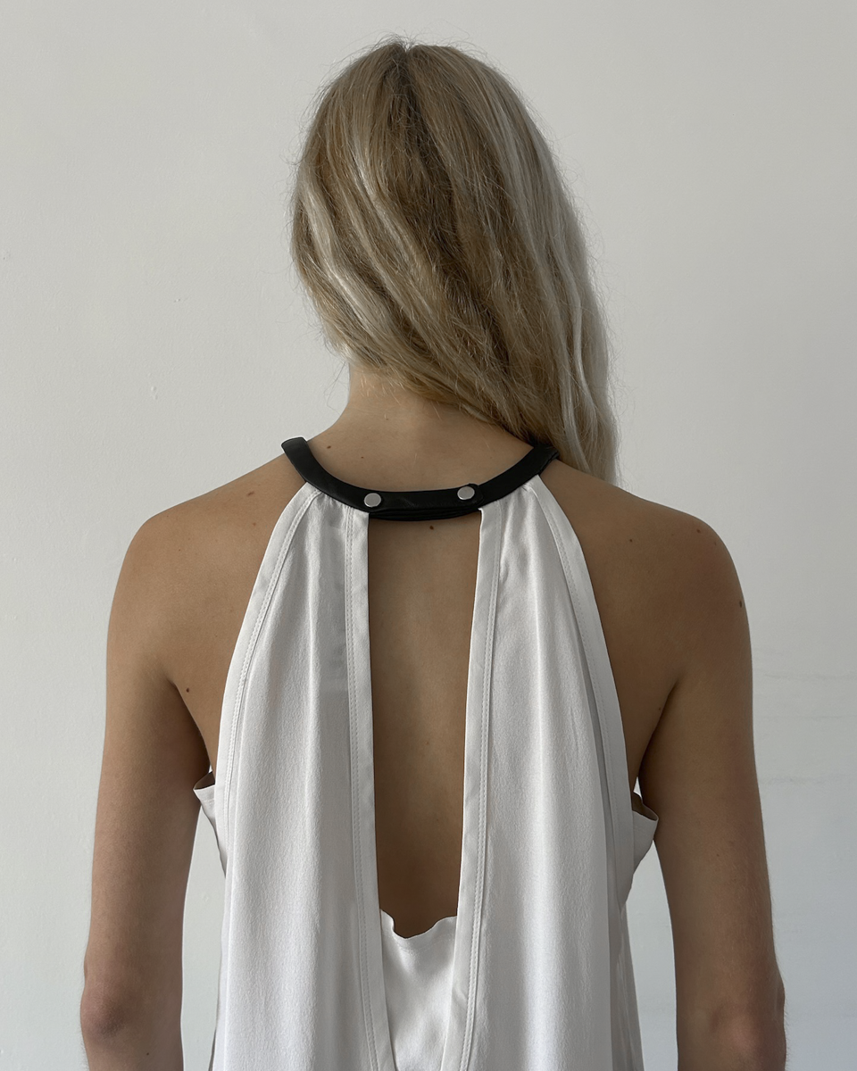 Yigal Azrouel Fringe Silk Blouse