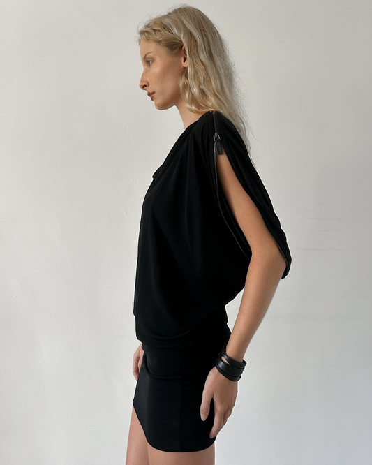 Gucci FW2009 Dress with Zipper Sleeves