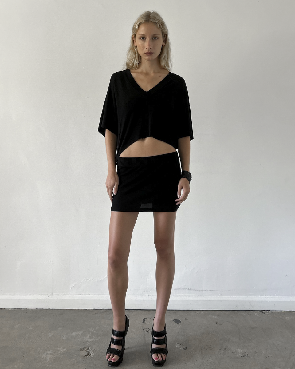 Patrizia Pepe Mini Cut-Out Dress