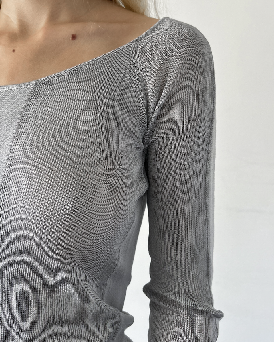 Gucci by Tom Ford Grey Top