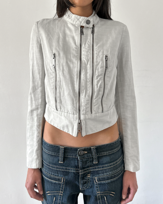 Diesel Cropped Zipper Jacket