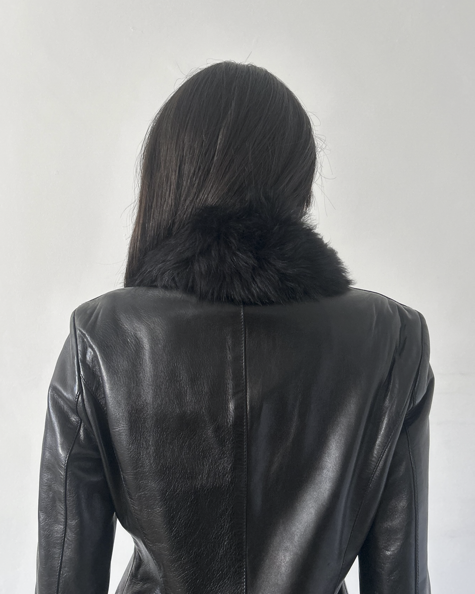 Strenesse Lambskin Leather Jacket