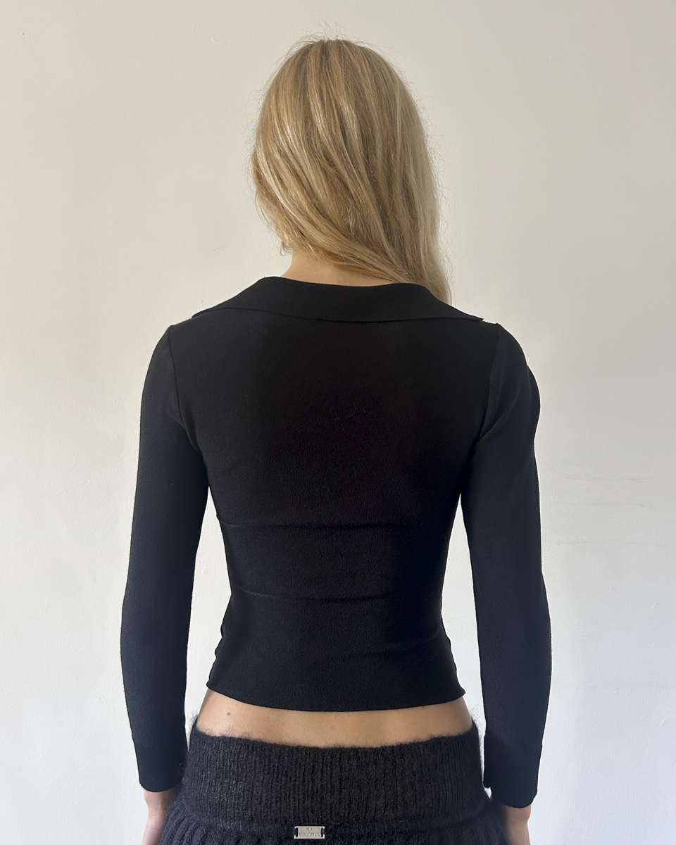 Emporio Armani Double Zip-Up Sweater