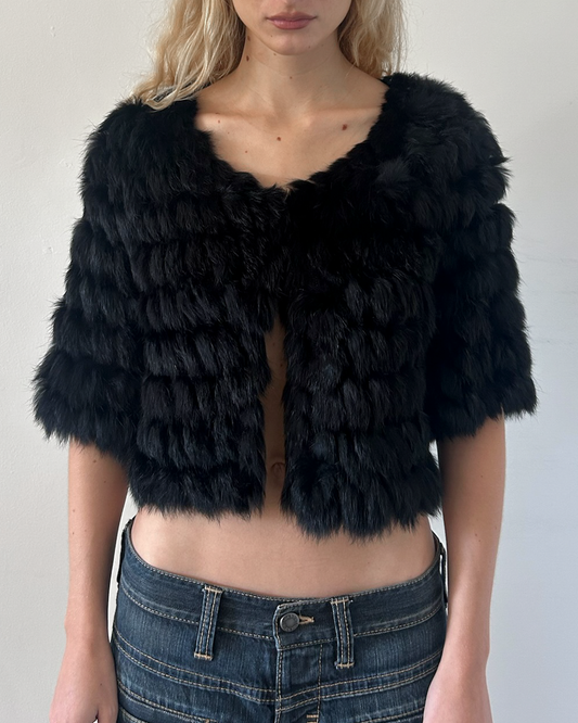 Gyro Rabbit Fur Bolero