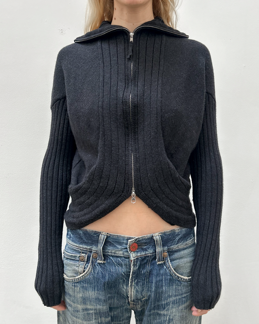 Zero + Maria Cornejo Wool Zip Up Jacket