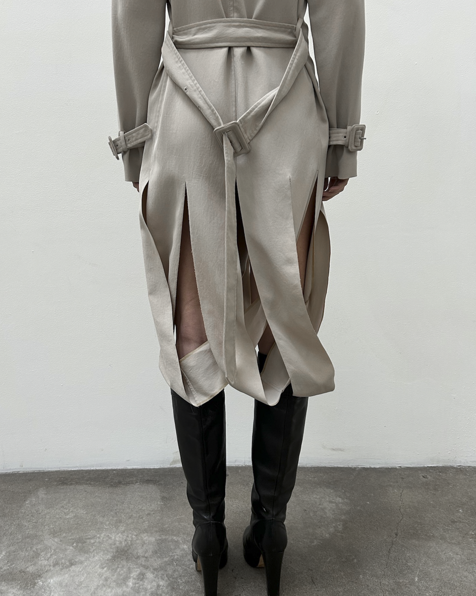 Maison Martin Margiela FW04 (Line 1) Cut-Out Trench Coat