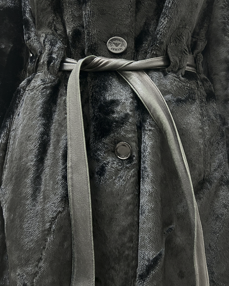 Emporio Armani Faux Fur Coat