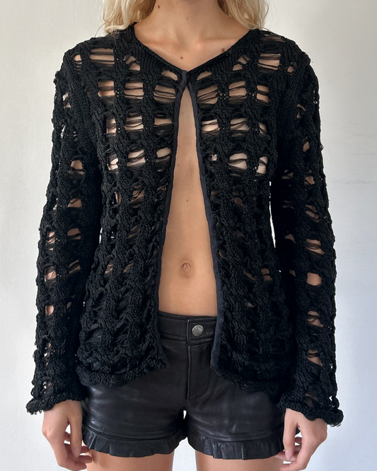 Comme des Garcon Crochet Cardigan