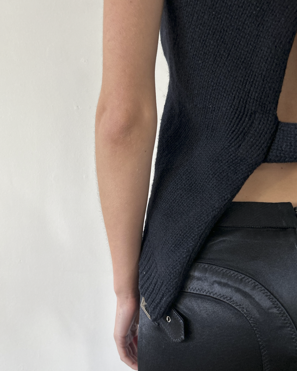 Atsuro Tayama Open Mock Neck Sweater