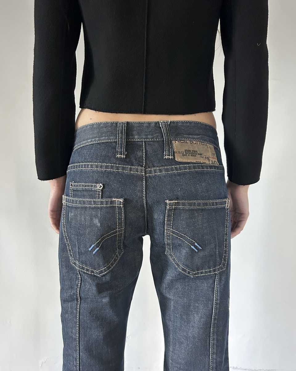 Neil Barrett Side Zipper Denim