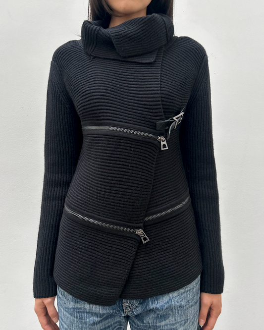 Adolfo Dominguez Buckle Sweater