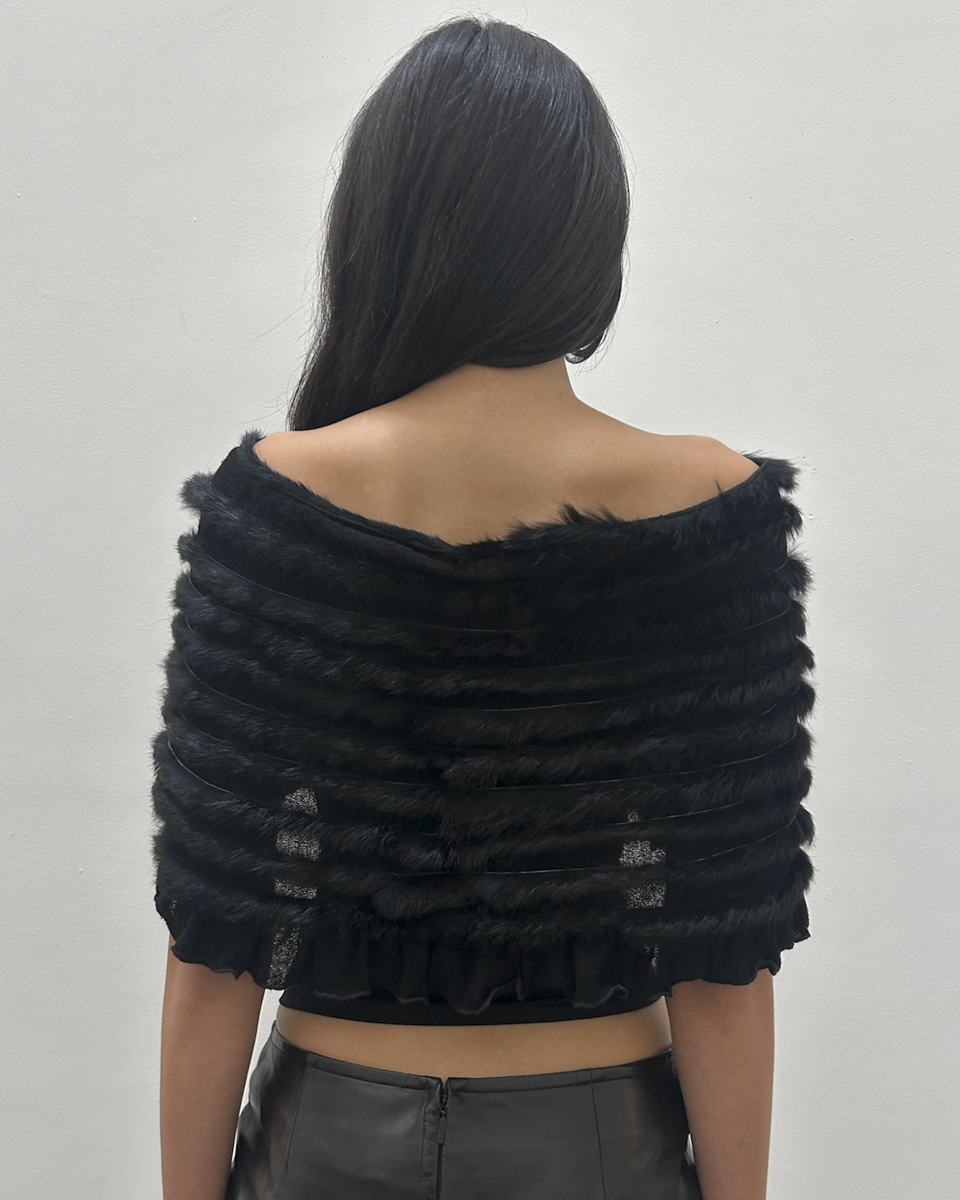 Paola Frani Fur Shawl