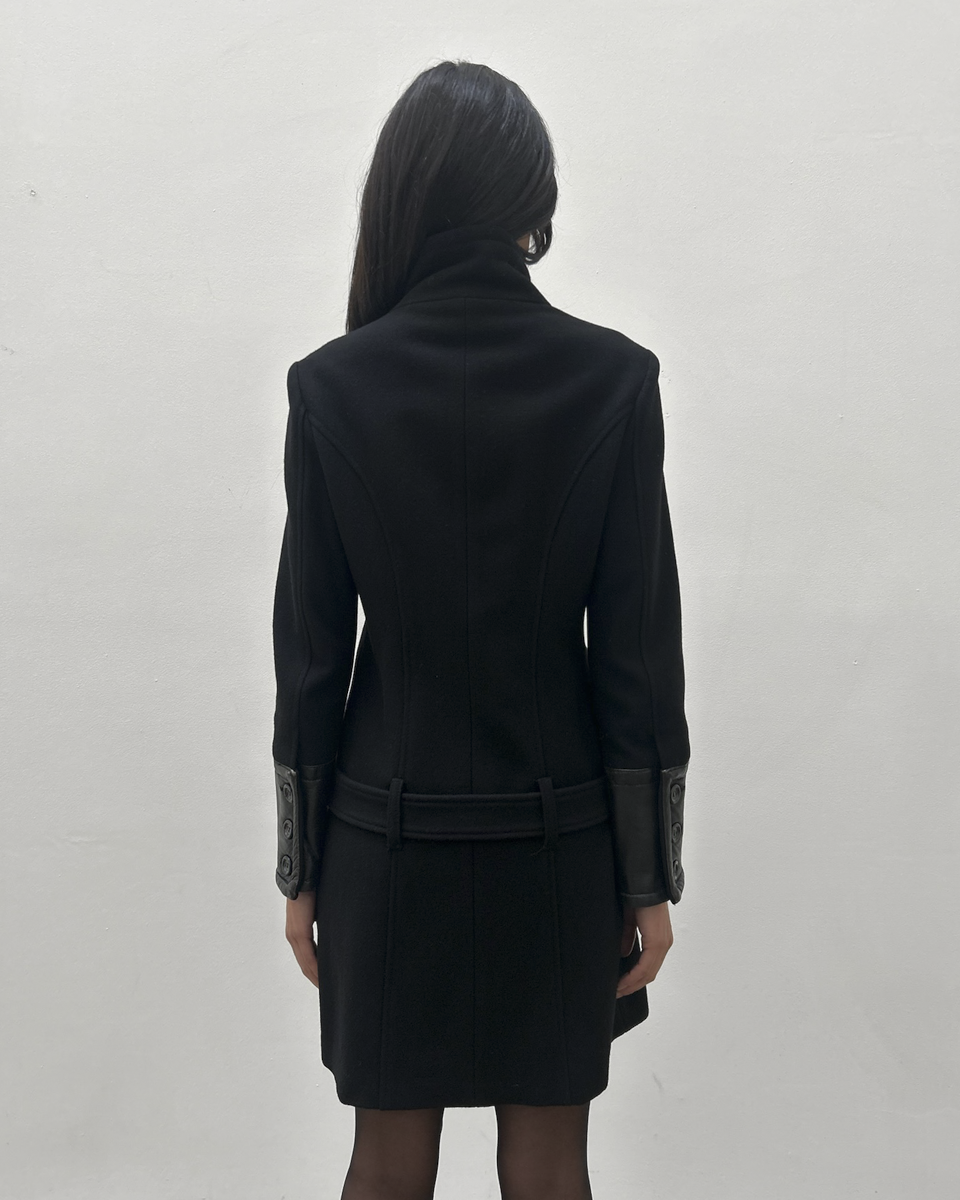 Pinko Wool Belted Coat