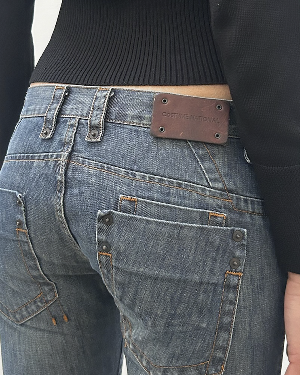 Costume National Front Seam Denim