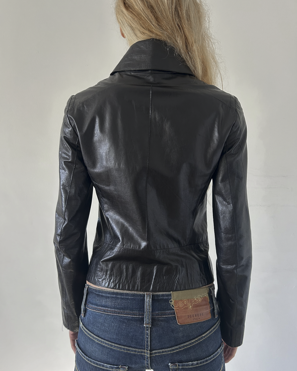 Costume National Leather Jacket