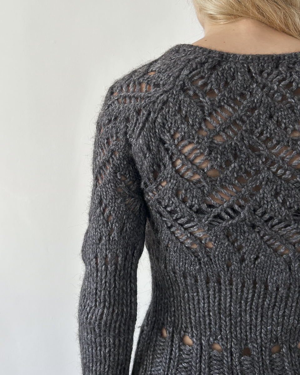 Alessandro Dell'Acqua Wool Open-Work Knit Sweater