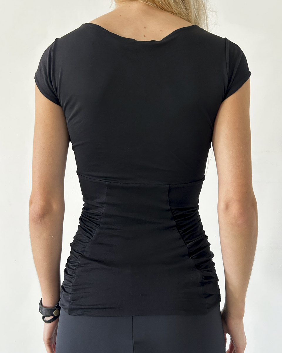 Gucci by Tom Ford V-Neck Rouged Top