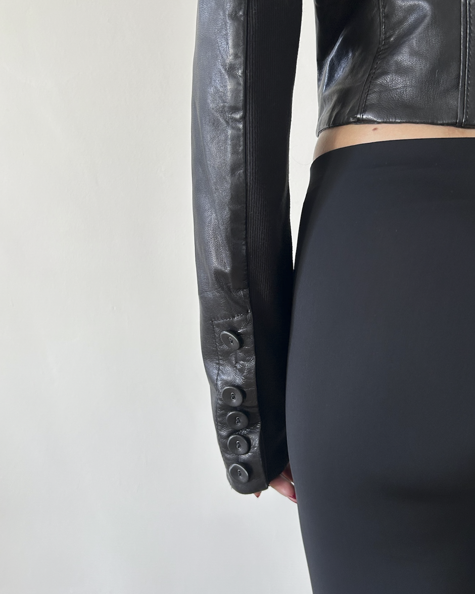 Muuba Leather Napoleon Jacket