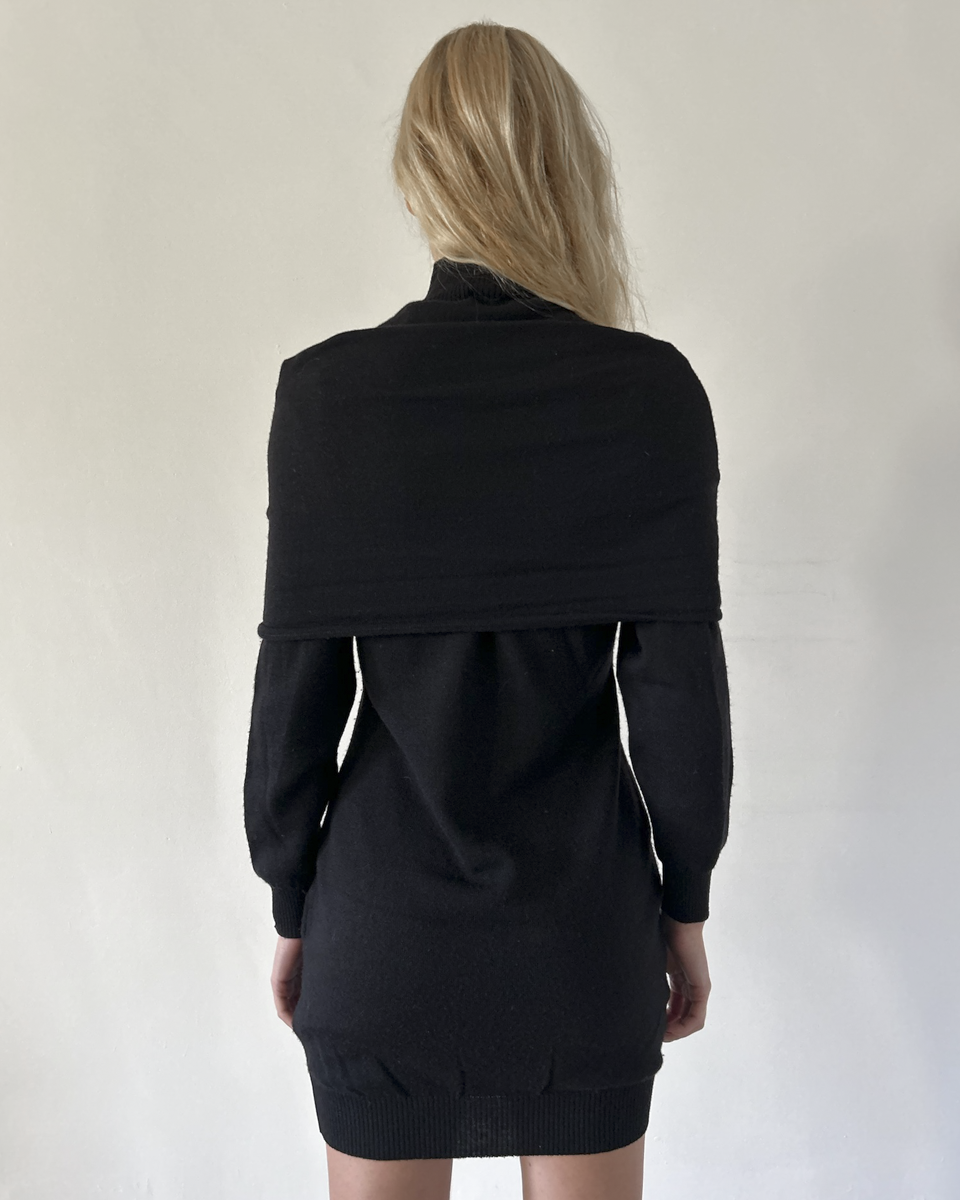 Versus Gianni Versace Off-The-Shoulder Knit Dress