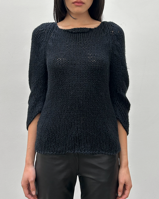 Y’s Yohji Yamamoto Open Weave Knit