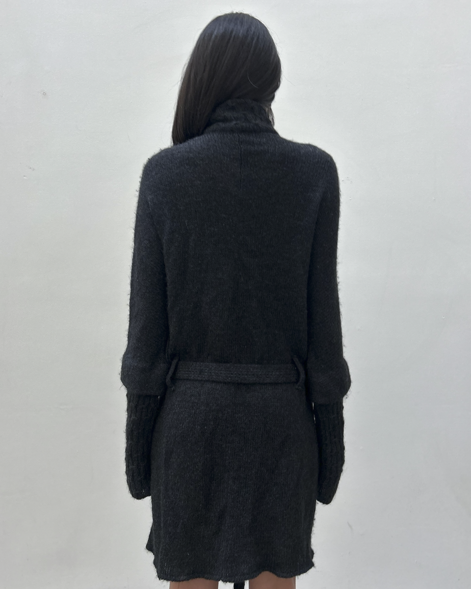 Balenciaga by Nicolas Ghesquière FW2007 Double-Breasted Knit Coat