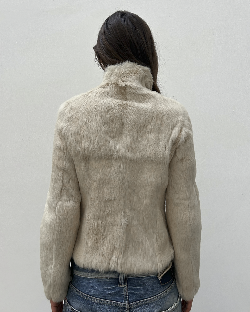 Morgan de Toi Rabbit Fur Jacket