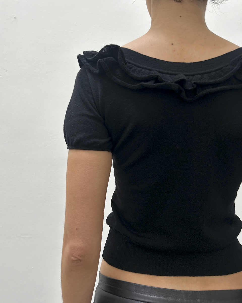 Moschino Ruffle Bow Top