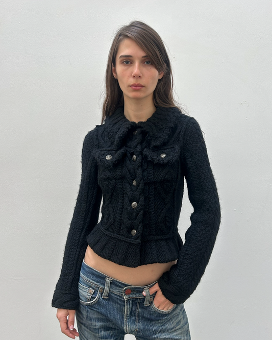 Burberry Wool Peplum Jacket