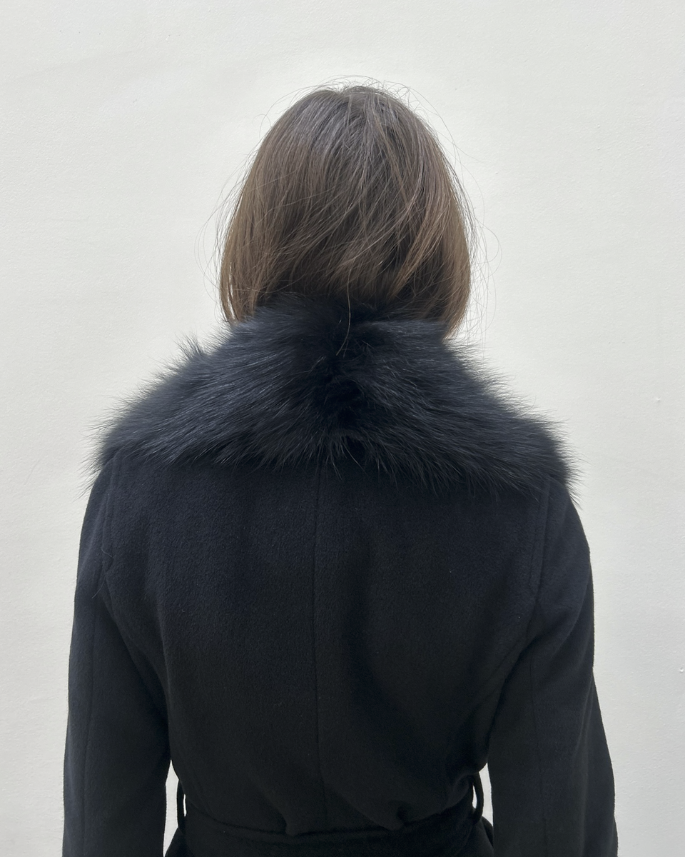 Morgan de Toi Fur Collar Coat