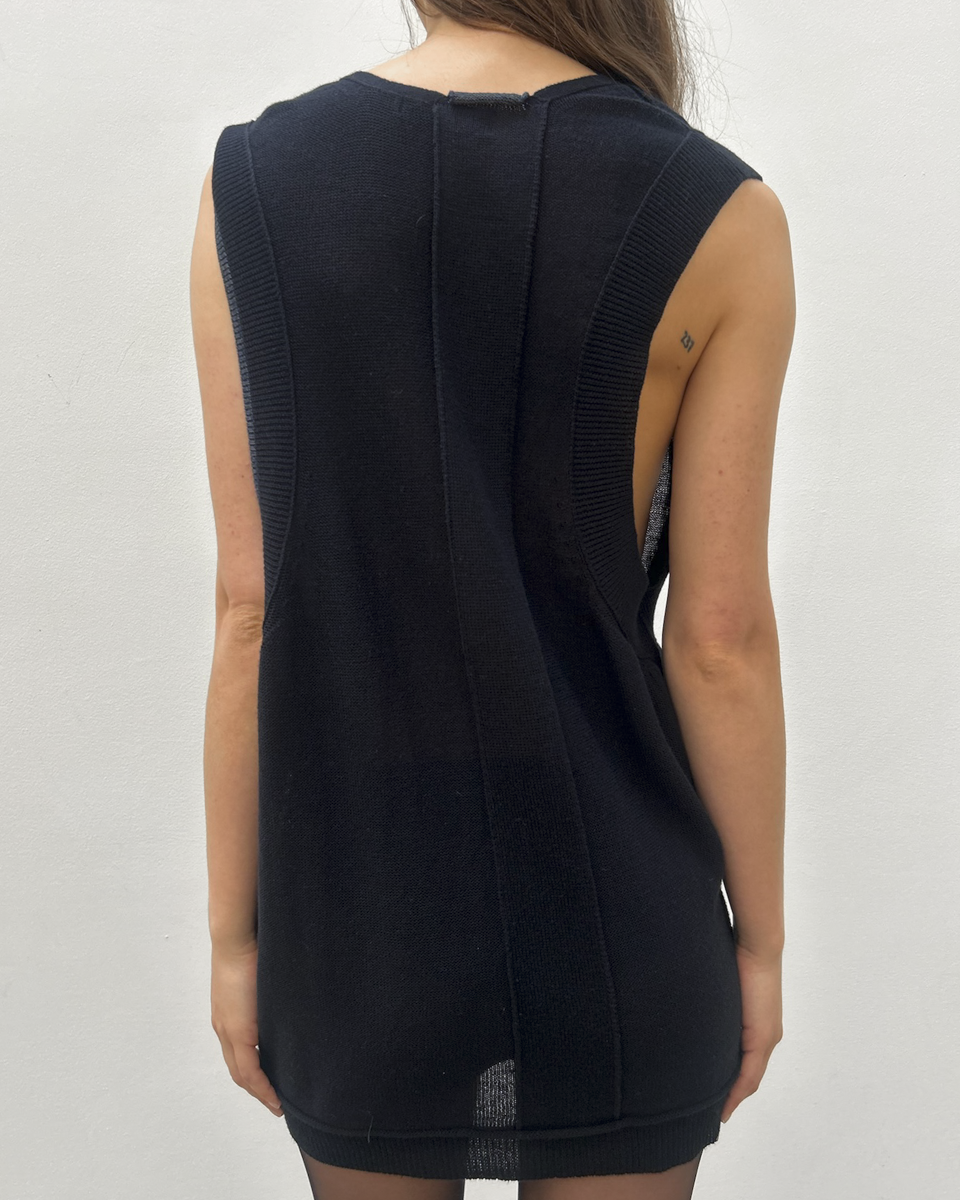 Y’s Yohji Yamamoto Plunge Neck Tunic
