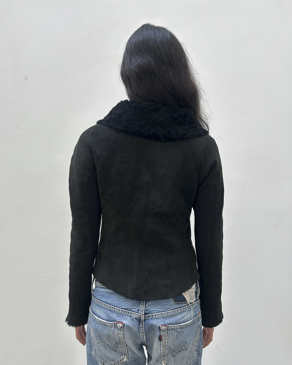 Mouton Faux Shearling Jacket