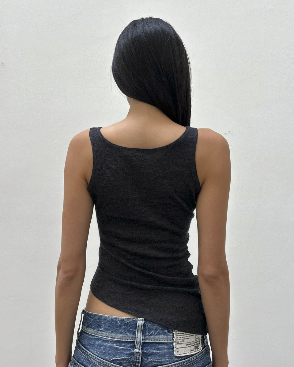 Emporio Armani Wool Knit Tank Top