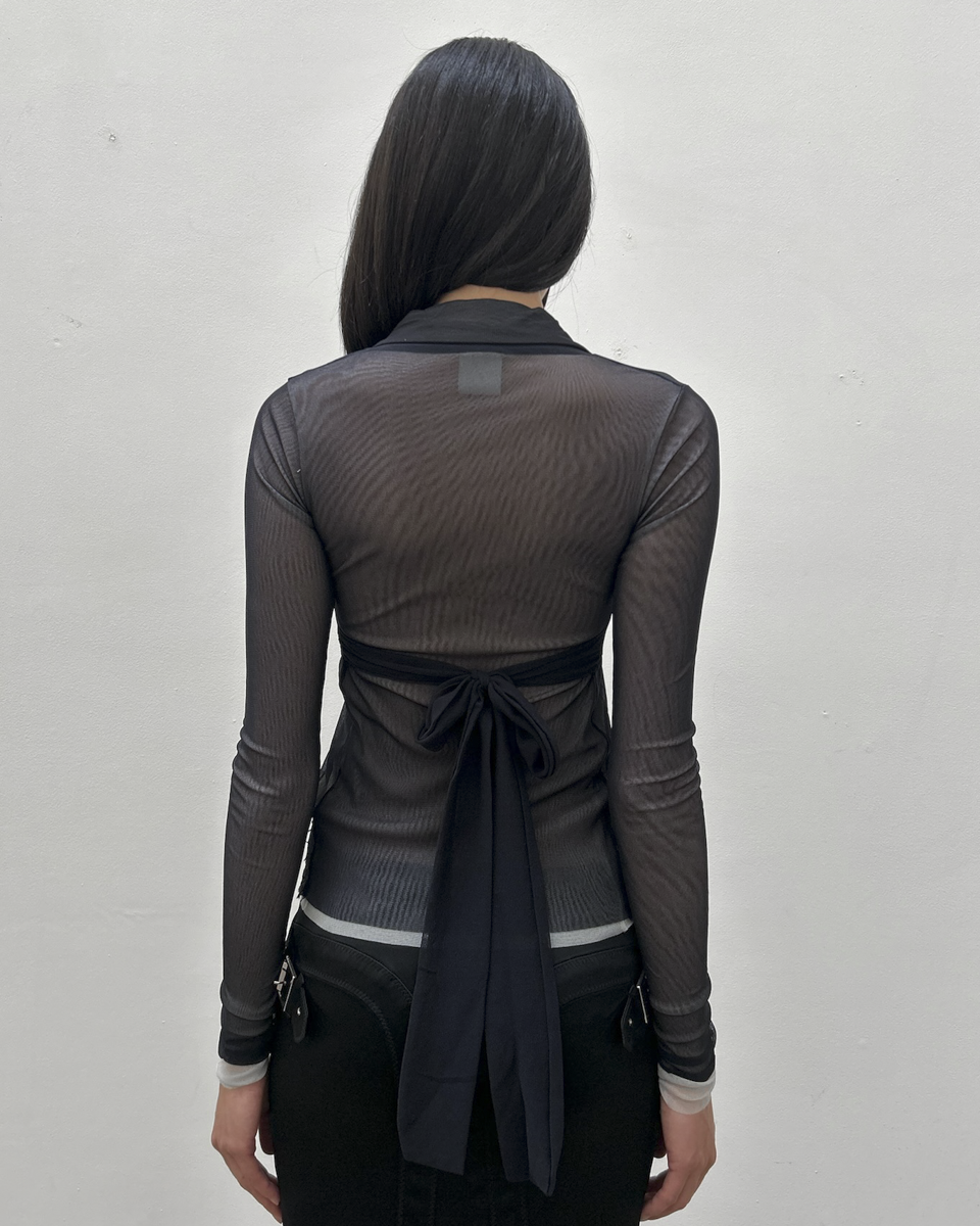 Paola Frani Sheer Blouse