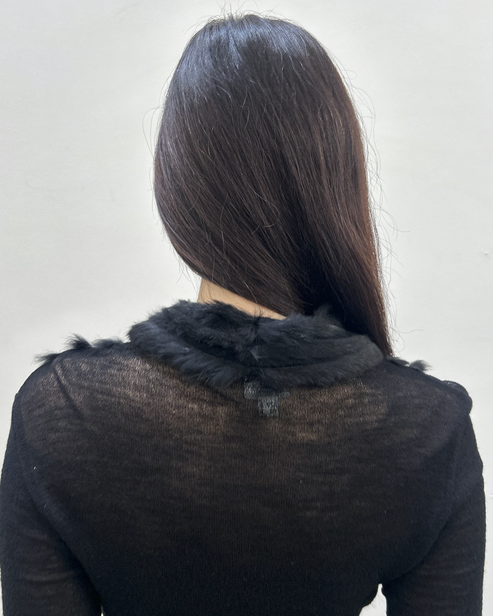 Paola Frani Fur-Trimmed Cardigan