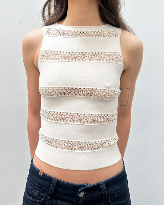 Alaïa Knit Sleeveless Top