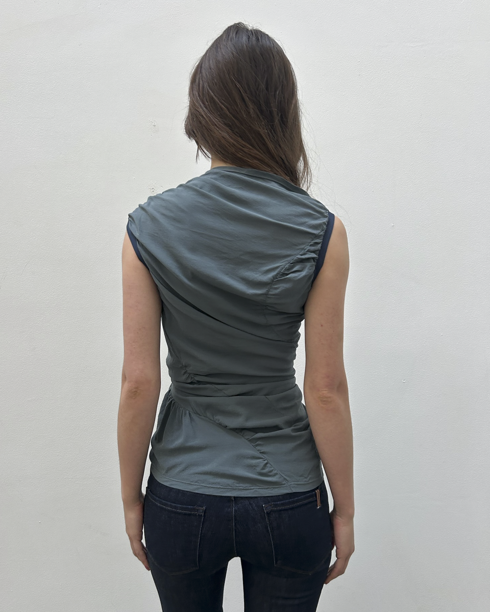 Balenciaga by Nicolas Ghesquière FW2009 Silk Top
