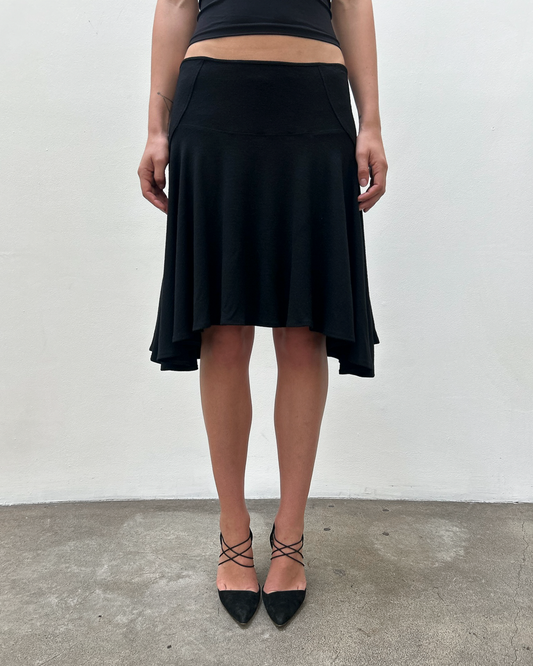 Plein Sud Asymmetrical Jersey Skirt