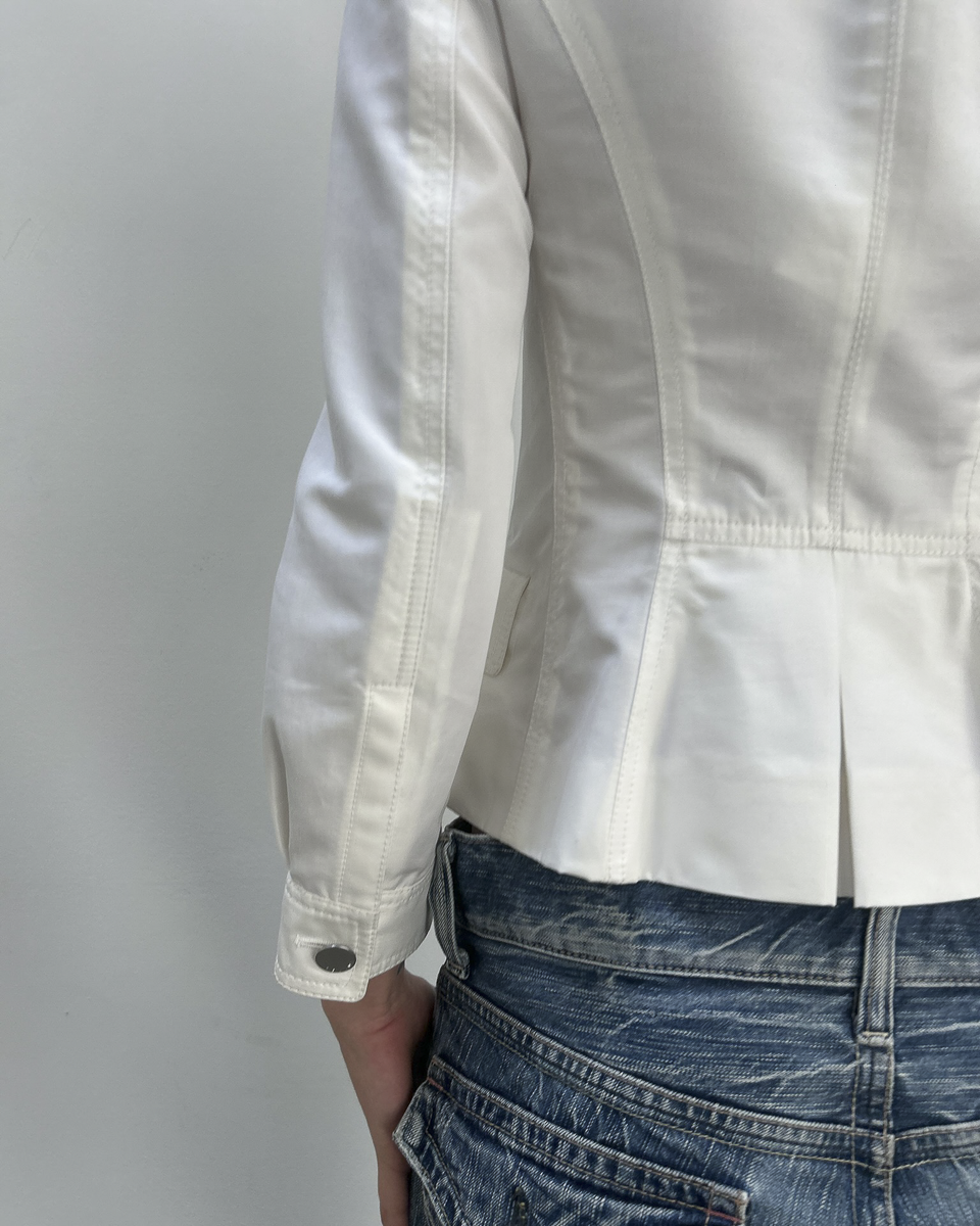 Celine by Michael Kors Silk-Cotton Jacket